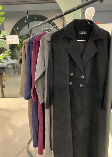 مانتو مخمل کبریتی